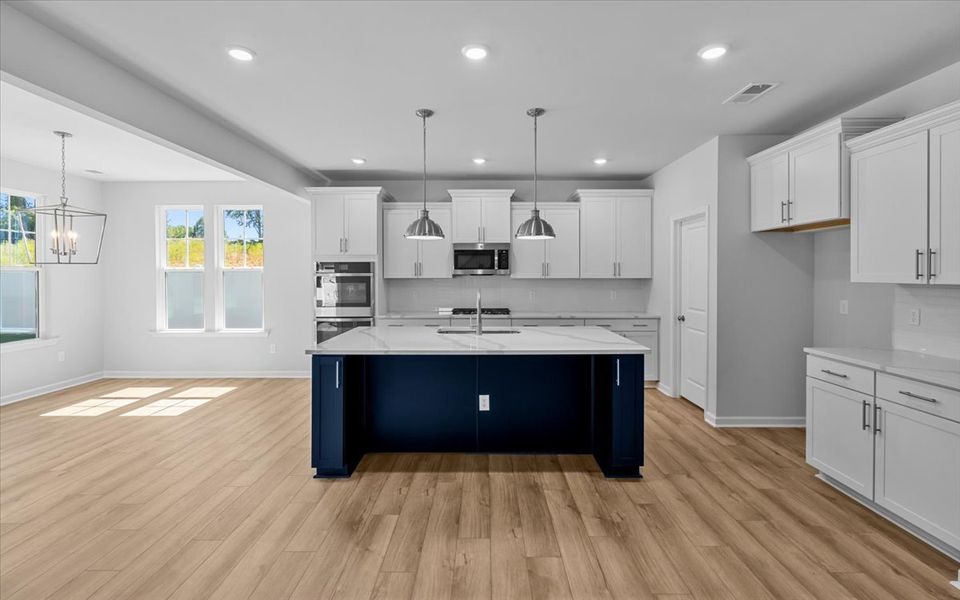 Furnished interior view inside a new home in Fieldstone, Lexington (Image 9). Furnished interior view inside a new home in Fieldstone, Lexington (Image 9).