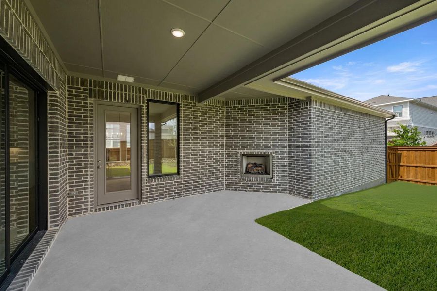 The Benson Outdoor Living Area