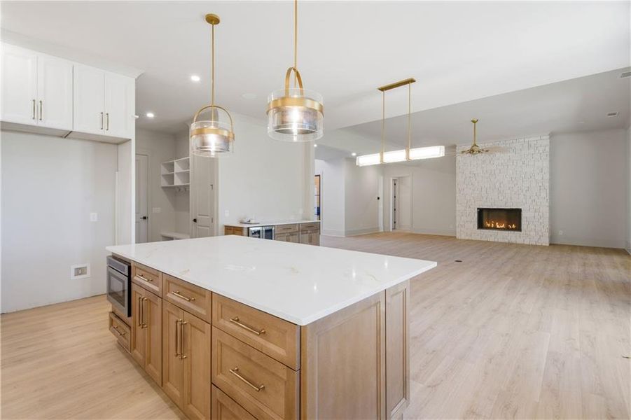 Furnished interior view inside a new home in , Buford (Image 34).