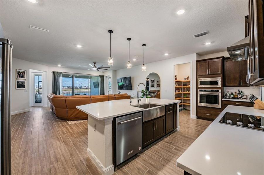 Furnished interior view inside a new home in , Parrish (Image 46).