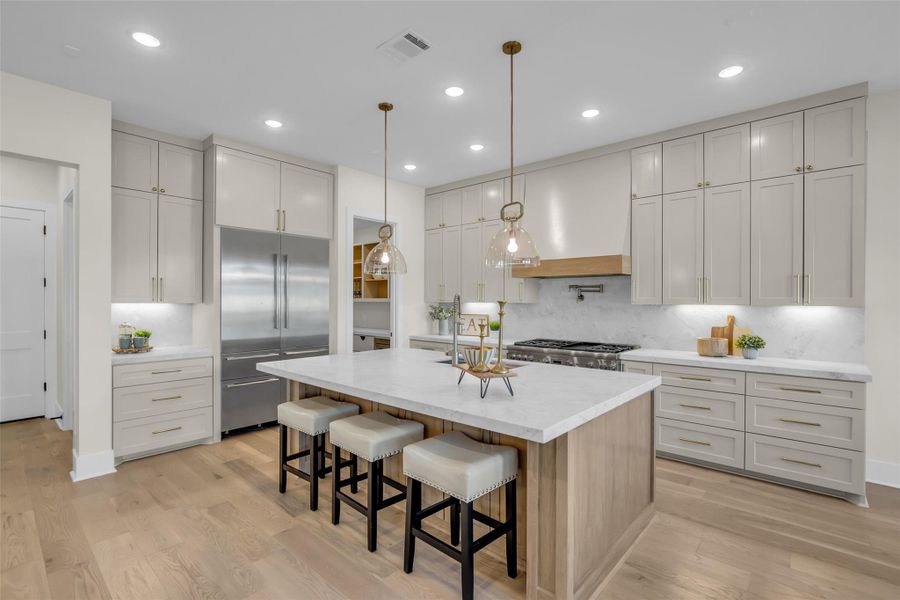 Furnished interior view inside a new home in , Houston (Image 14).