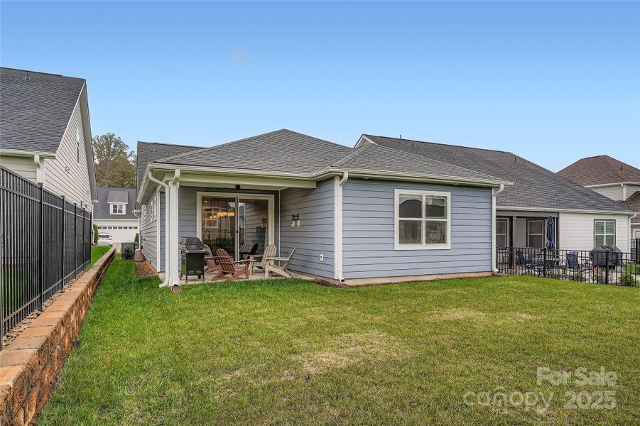 Exterior details and patio area of a home in Trilogy® Lake Norman, Denver (Image 23).