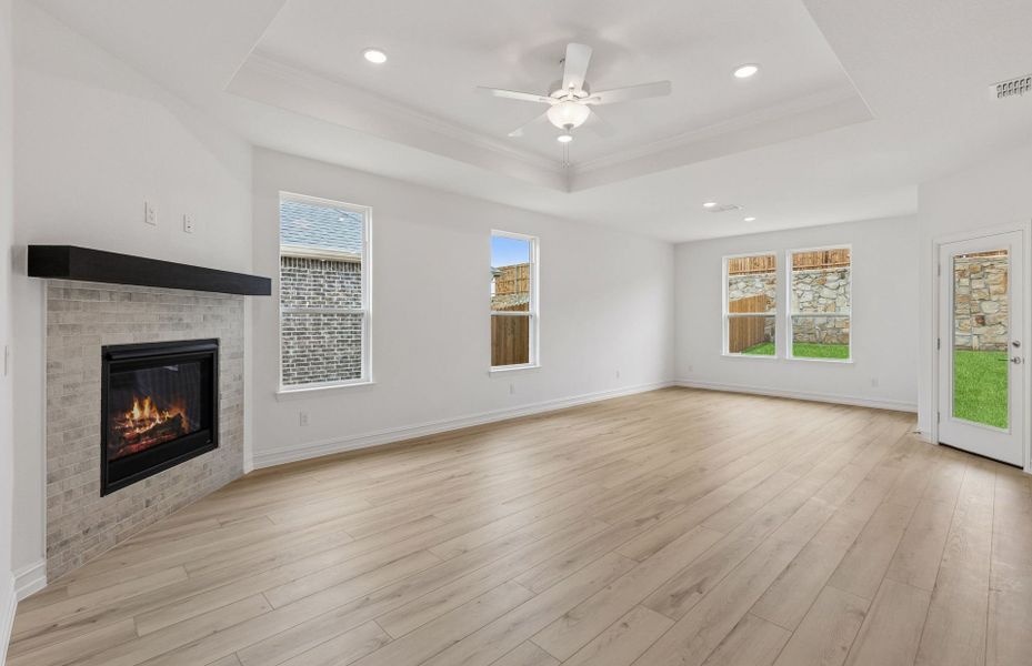 Spacious, unfurnished interior of a new home in Rosemary Fields, Godley (Image 19).