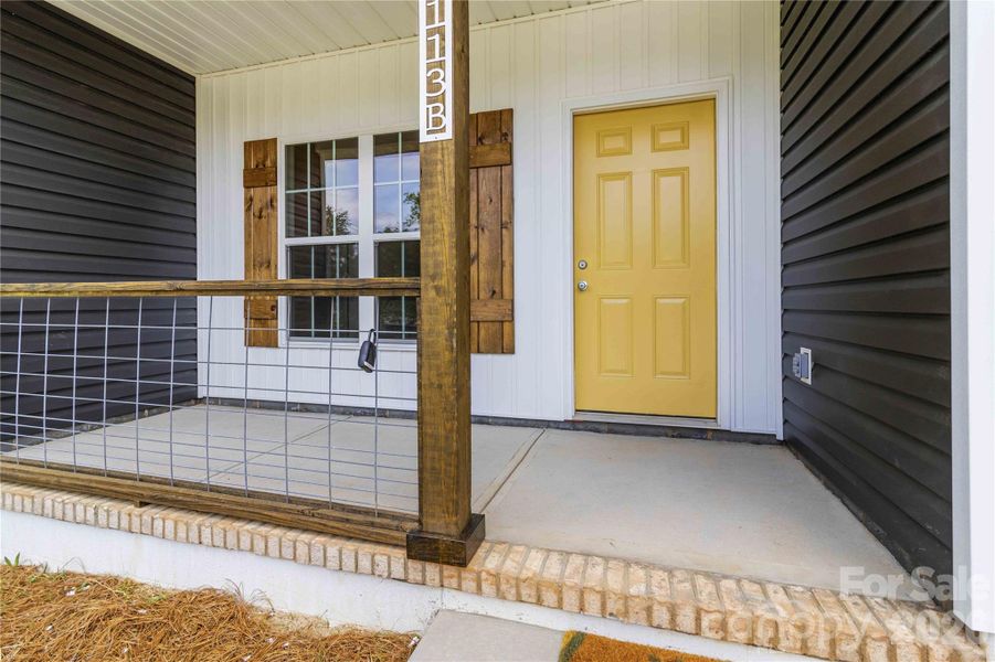 Exterior details and patio area of a home in , Chester (Image 4).