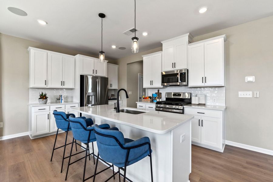 Furnished interior view inside a new home in The Coves on Lake Wylie, Charlotte (Image 12).