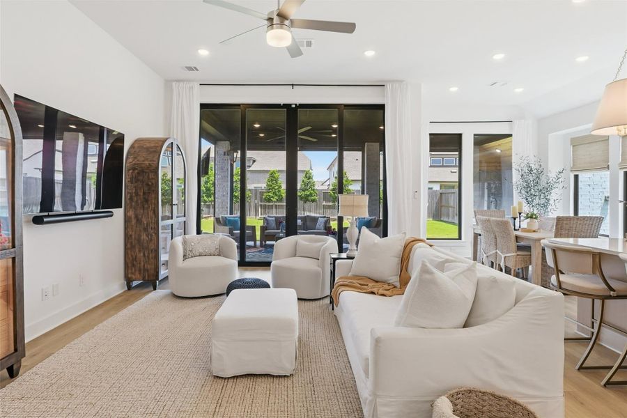 Furnished interior view inside a new home in , Brookshire (Image 16).