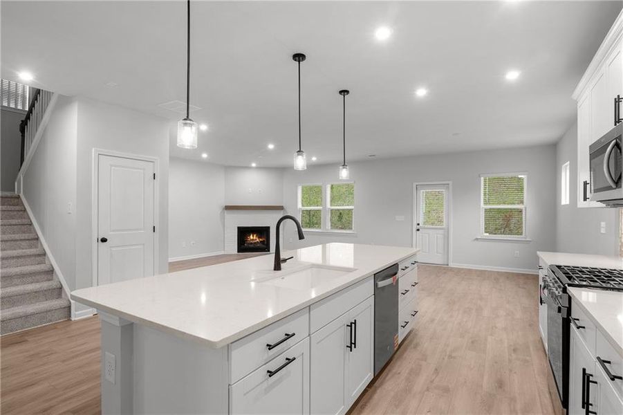 Furnished interior view inside a new home in , Villa Rica (Image 9).