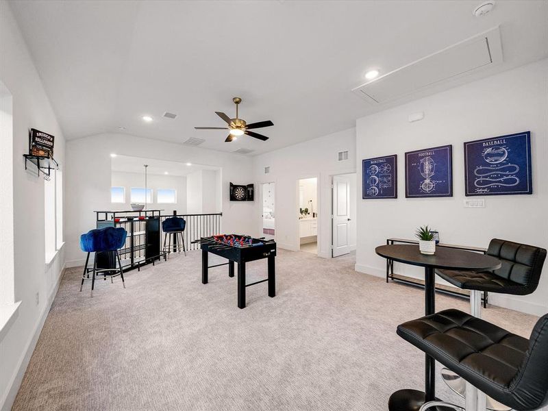 Furnished interior view inside a new home in Royal Court, Little Elm (Image 32).