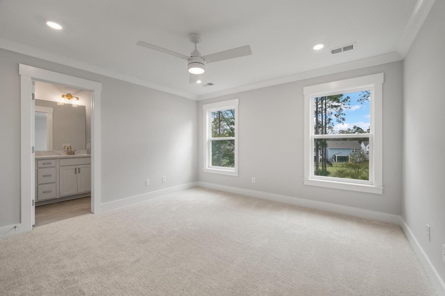 Spacious, unfurnished interior of a new home in New Riverside Village, Bluffton (Image 41). Spacious, unfurnished interior of a new home in New Riverside Village, Bluffton (Image 41).