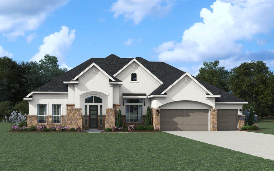 Front exterior of a home in the Potranco Oaks community, located in San Antonio, TX (Image 16). Front exterior of a home in the Potranco Oaks community, located in San Antonio, TX (Image 16).