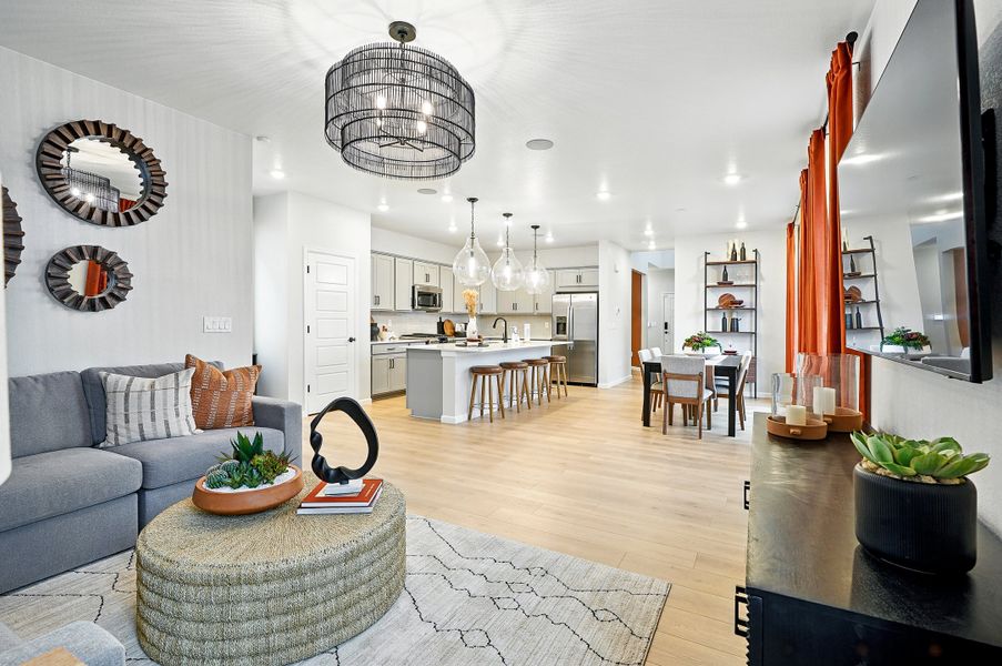 Furnished interior view inside a new home in Parterre, Thornton (Image 13).