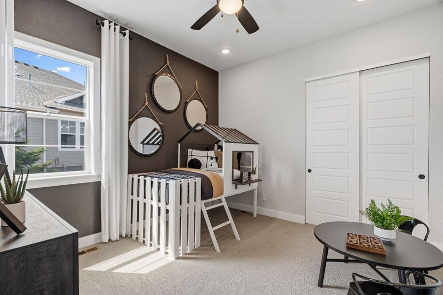 Representative furnished interior of a home built from the Ferrara by Pulte Homes in Hilltop at Inspiration, Aurora (Image 14).