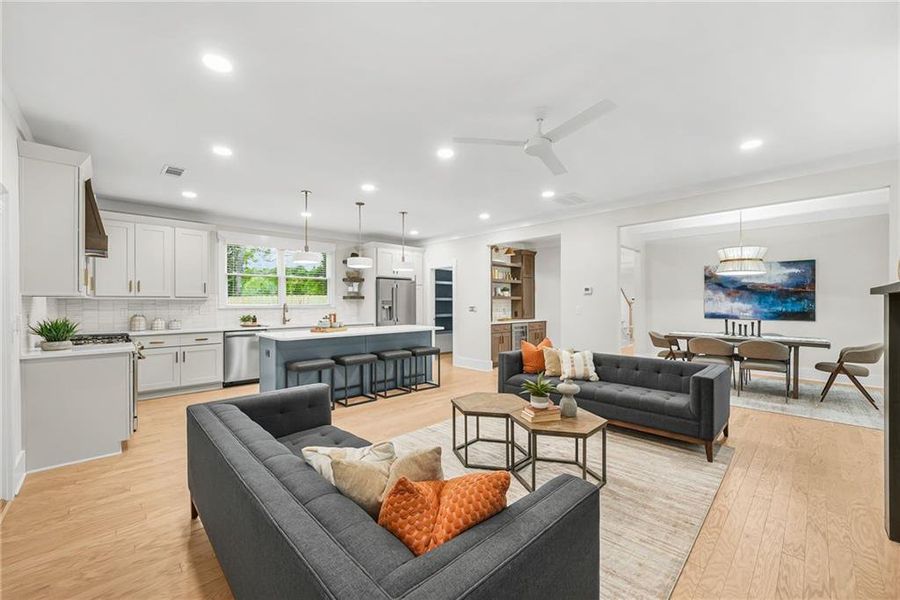 Furnished interior view inside a new home in , Scottdale (Image 19).