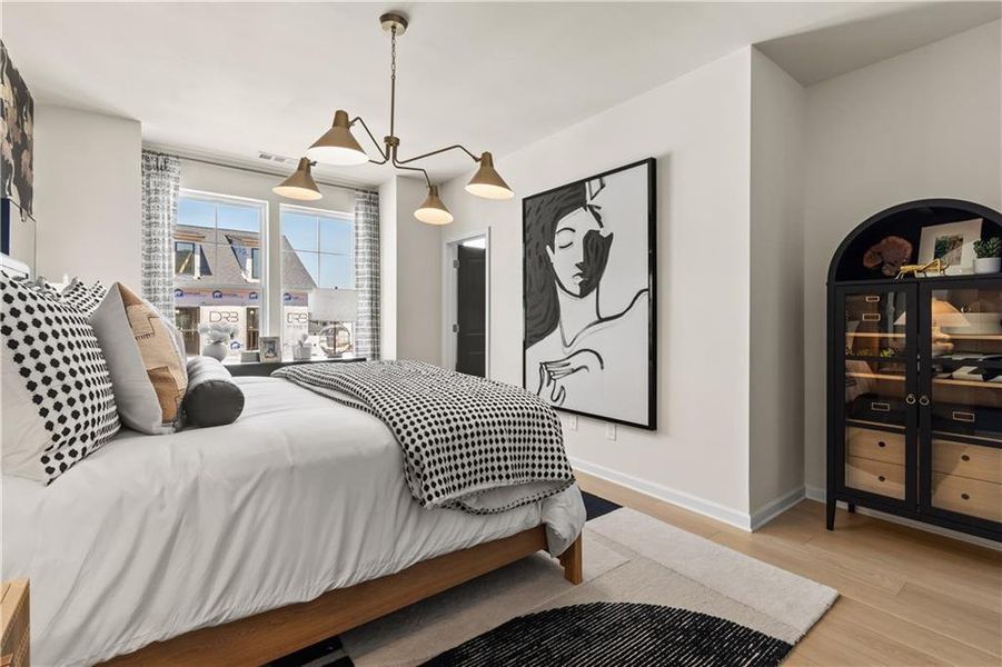 Furnished interior view inside a new home in Silverock, McDonough (Image 25).