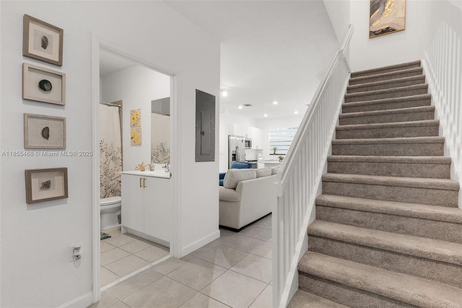 Furnished interior view inside a new home in , Homestead (Image 11).