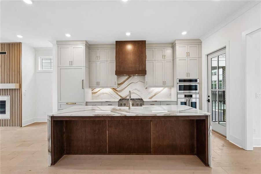 Furnished interior view inside a new home in Park Walke, Alpharetta (Image 8).