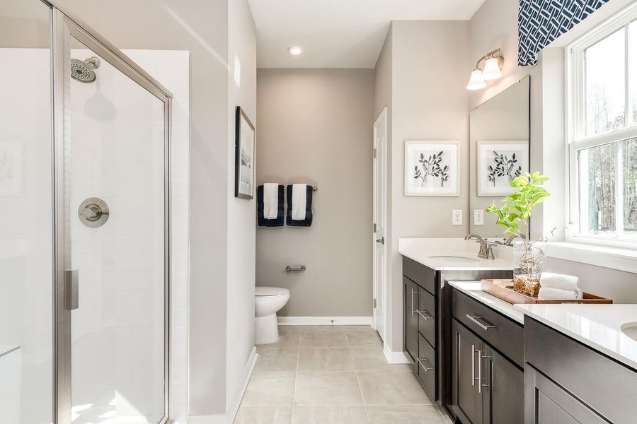 Furnished interior view inside a new home in Cainhoy Preserve, Huger (Image 23). Furnished interior view inside a new home in Cainhoy Preserve, Huger (Image 23).