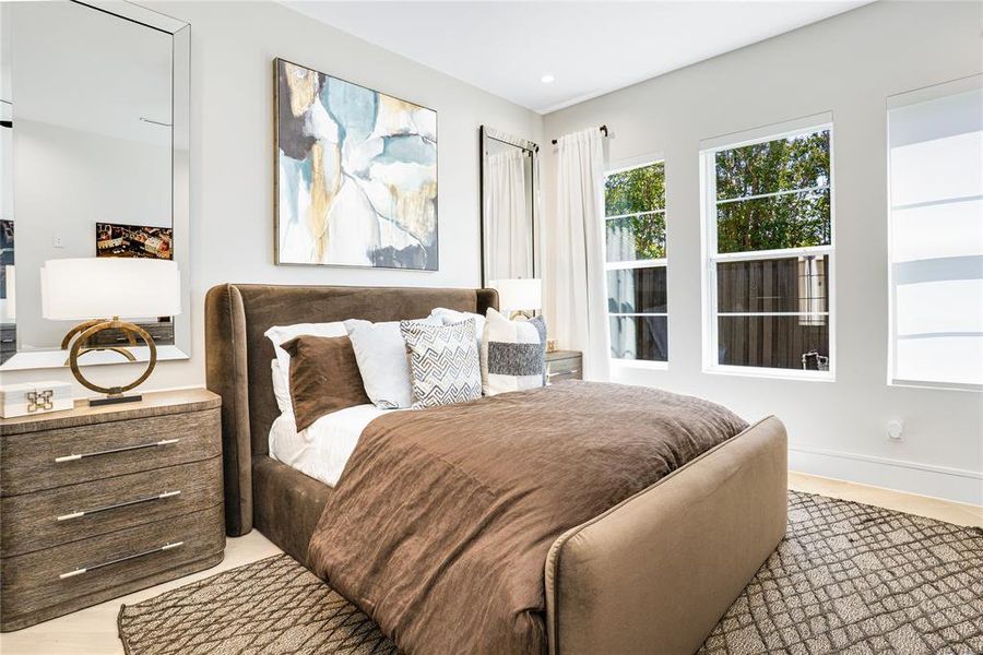 Downstairs guest suite