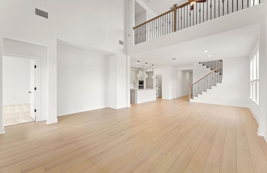 Spacious, unfurnished interior of a new home in Santa Rita Ranch, Liberty Hill (Image 28). Spacious, unfurnished interior of a new home in Santa Rita Ranch, Liberty Hill (Image 28).