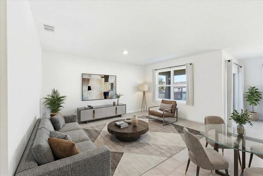 Furnished interior view inside a new home in Eden Hills, Lake Alfred (Image 14). Furnished interior view inside a new home in Eden Hills, Lake Alfred (Image 14).