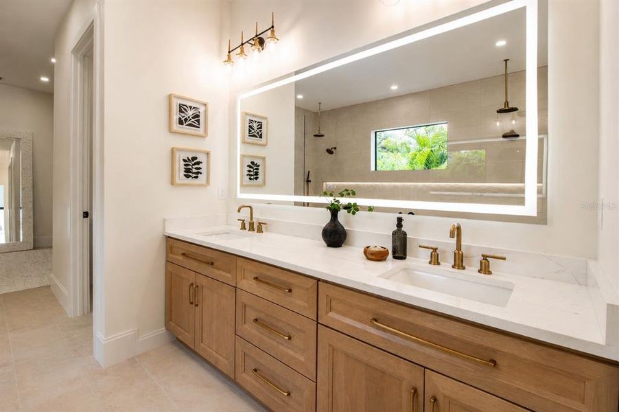 Furnished interior view inside a new home in , Sarasota (Image 50).