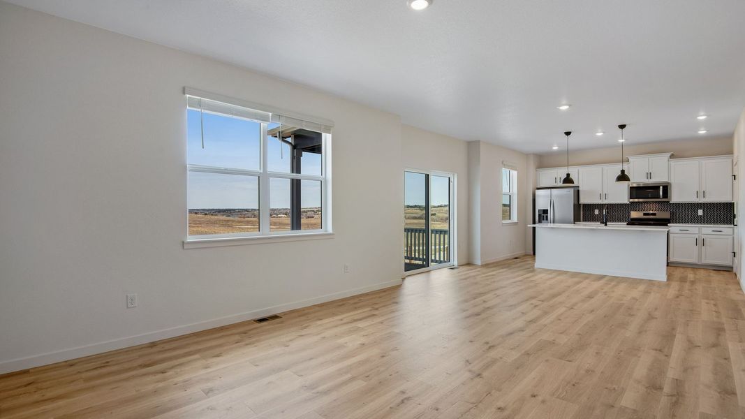 Spacious, unfurnished interior of a new home in Spring Valley Ranch, Elizabeth (Image 23). Spacious, unfurnished interior of a new home in Spring Valley Ranch, Elizabeth (Image 23).