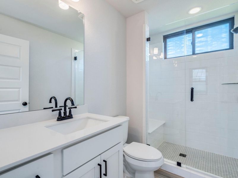 Upstairs' full bathroom