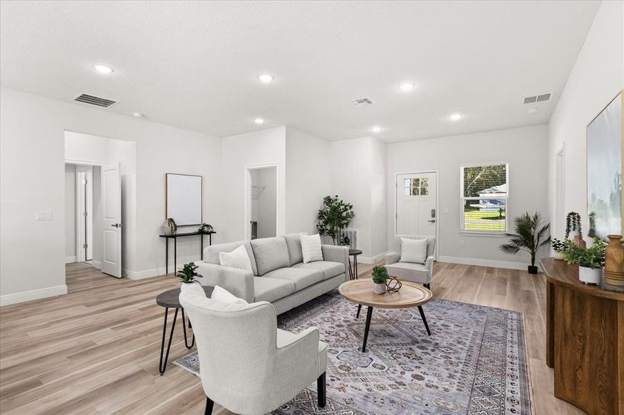 Furnished interior view inside a new home in , Ocala (Image 7).