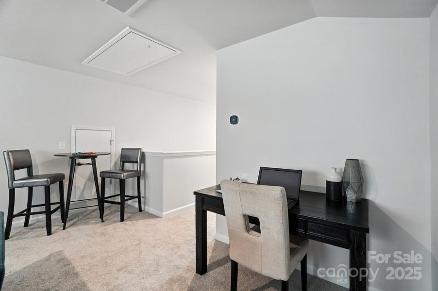 Furnished interior view inside a new home in Waxhaw Landing, Monroe (Image 11).