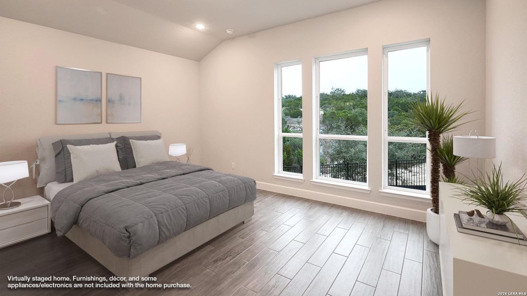 Furnished interior view inside a new home in Johnson Ranch 55', Bulverde (Image 11).