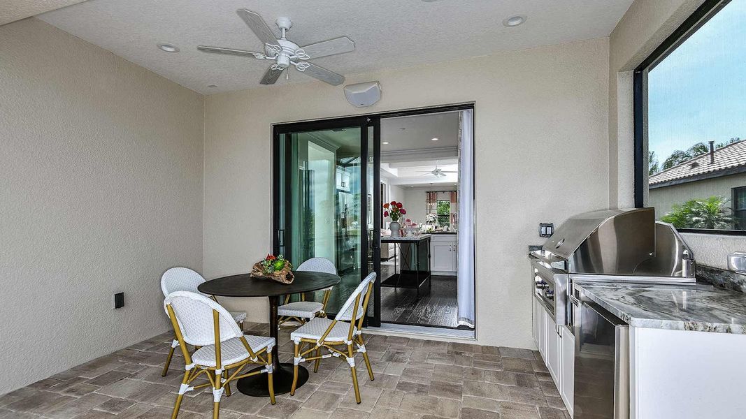 Furnished interior view inside a new home in Windward Real Estate and Homes for Sale in Sarasota, FL - Neal Communities, Sarasota (Image 19).