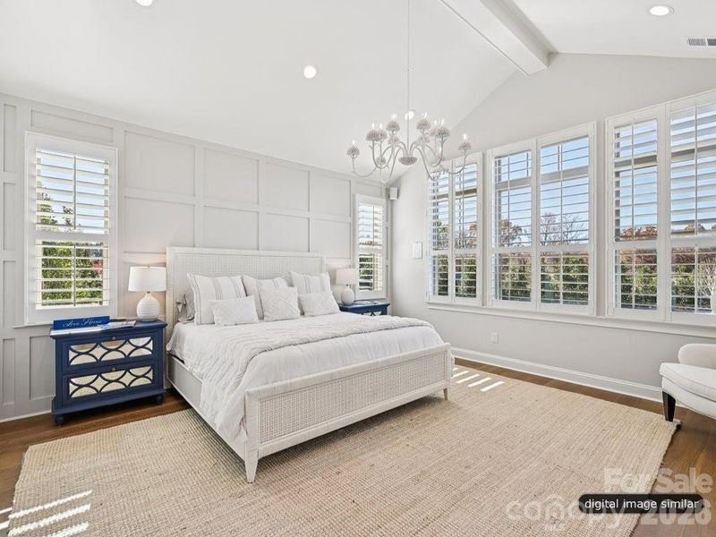 Primary Suite with Vaulted Ceiling Primary Suite with Vaulted Ceiling