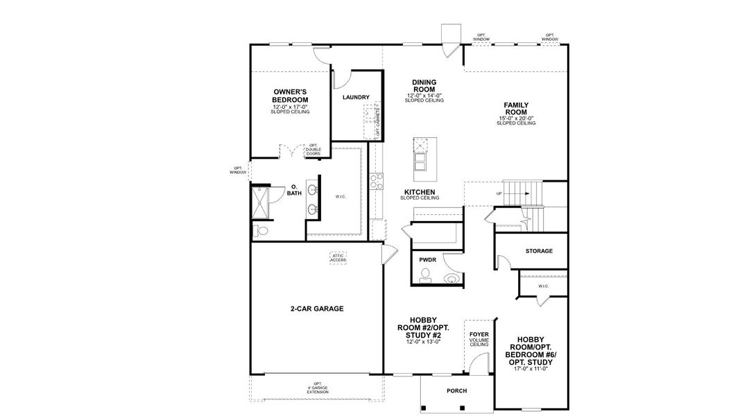 2D floor plan layout for the Mackenzie by M/I Homes in Carillon, Manor, TX (Image 3). 2D floor plan layout for the Mackenzie by M/I Homes in Carillon, Manor, TX (Image 3).