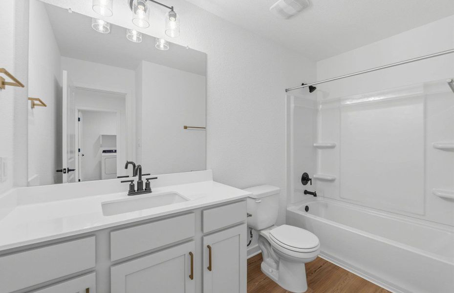 Furnished interior view inside a new home in Santa Rita Ranch, Liberty Hill (Image 10).