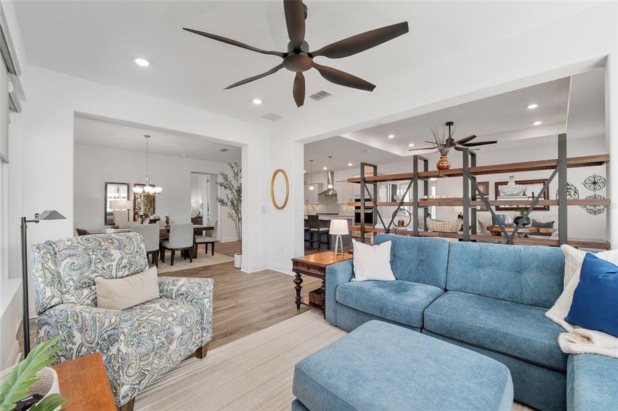 Furnished interior view inside a new home in , Ocala (Image 3). Furnished interior view inside a new home in , Ocala (Image 3).