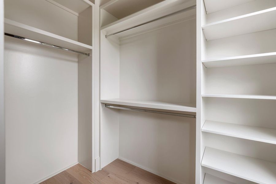 Bedroom 2 offers a generously sized walk-in closet. Bedroom 2 offers a generously sized walk-in closet.