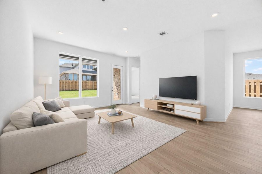 Furnished interior view inside a new home in COLTON, Todd Mission (Image 11).