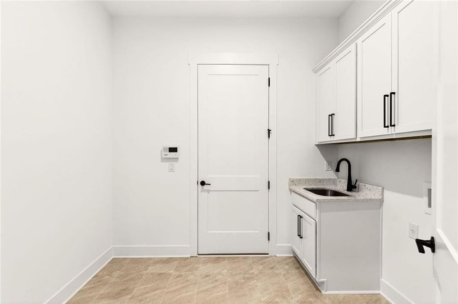 Furnished interior view inside a new home in , Cumming (Image 36).