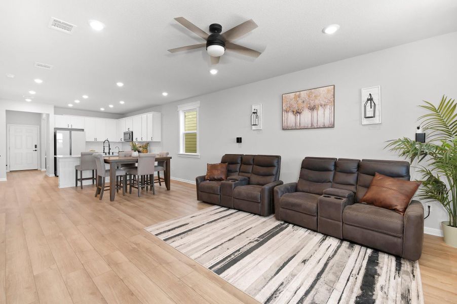 open floor plan to host family events open floor plan to host family events