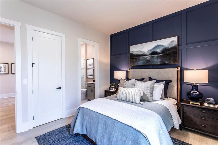 Furnished interior view inside a new home in Estates at Daves Creek, Cumming (Image 30). Furnished interior view inside a new home in Estates at Daves Creek, Cumming (Image 30).