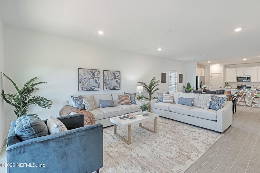 Furnished interior view inside a new home in Seaton Creek: Seaton Creek 50s, Jacksonville (Image 48).