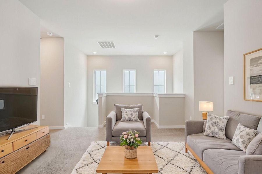 Photo is not of the actual home, but is an inspirational photo of builder’s model home and may depict options, furnishings, and/or decorator features that are not included