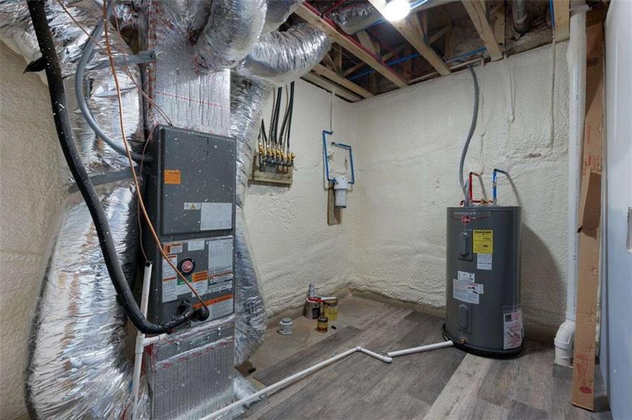 In-progress construction of a new home in , Mineral Bluff, GA (Image 34).