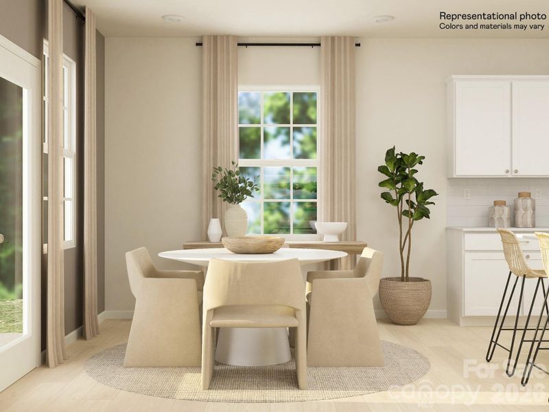 Furnished interior view inside a new home in Shannon Woods, Maiden (Image 5).