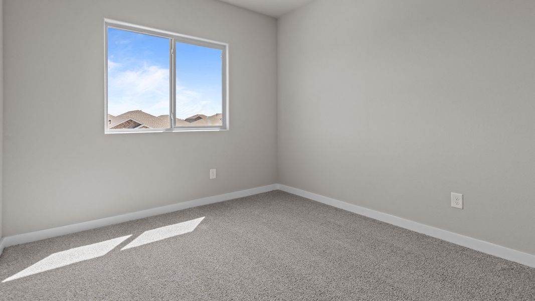 Representative unfurnished interior of a home built from the Southhaven by D.R. Horton in Legacy South, Midland (Image 23).