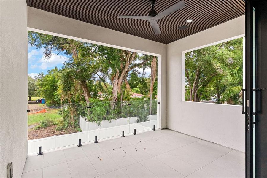 Exterior details and patio area of a home in , Tampa (Image 29).