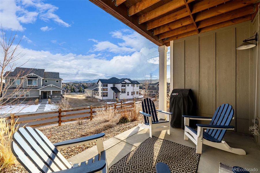 Exterior details and patio area of a home in Silver Leaf, Littleton (Image 3).