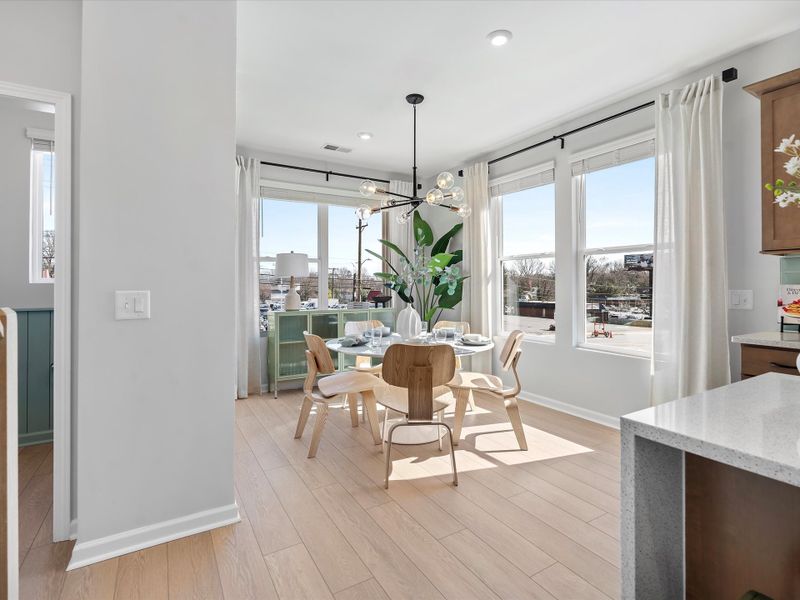 Furnished interior view inside a new home in Southmont, Charlotte (Image 9).