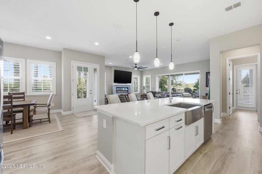 Furnished interior view inside a new home in , St. Johns (Image 35).