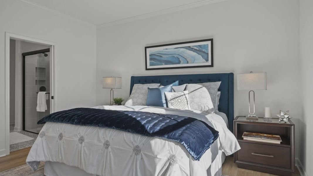 Furnished interior view inside a new home in Village at Maple Leaf Farm, King (Image 11).
